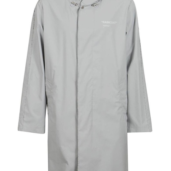 Off-White C/O Virgil Abloh Logo-print shell raincoat - Picture 2 of 10